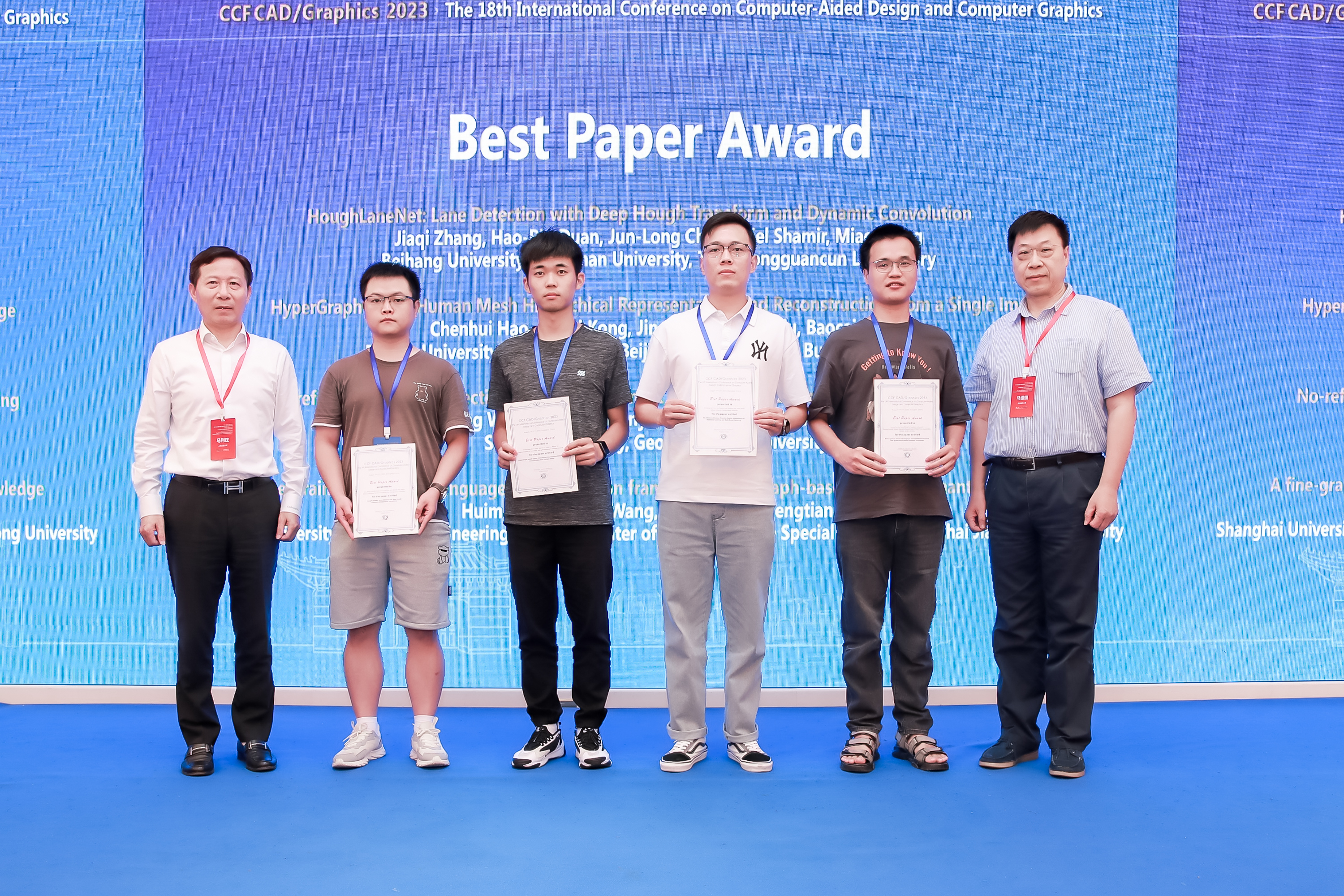 won the Best Paper Award for the first time